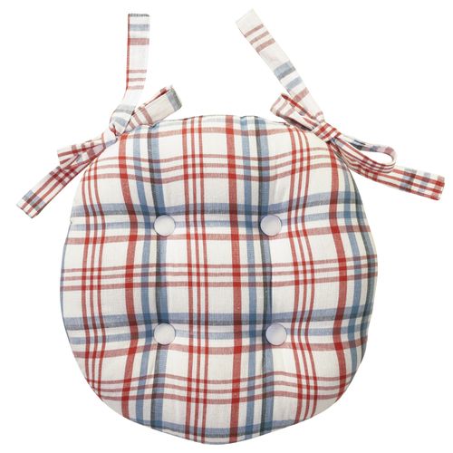 Lot De 2 Galette 36 Eu Bleu Orage En Coton