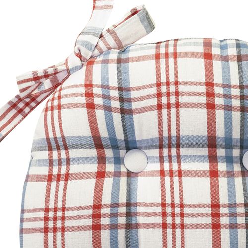 Lot De 2 Galette 36 Eu Bleu Orage En Coton