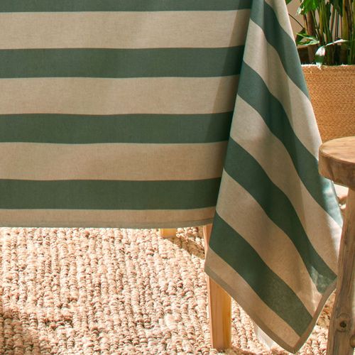 Nappe 140x250 Vert Eucalyptus En Coton