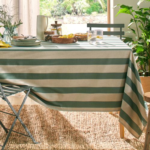 Nappe 140x250 Vert Eucalyptus En Coton