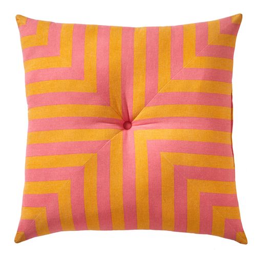 Coussin Matelas 70x70x15 Rose Bonbon En Coton