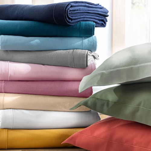 Drap-housse Grand Bonnet 160x200x40 Rose Poudré En Coton