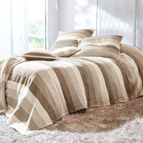 Jeté De Canapé 230x250 Marron Chocolat En Coton