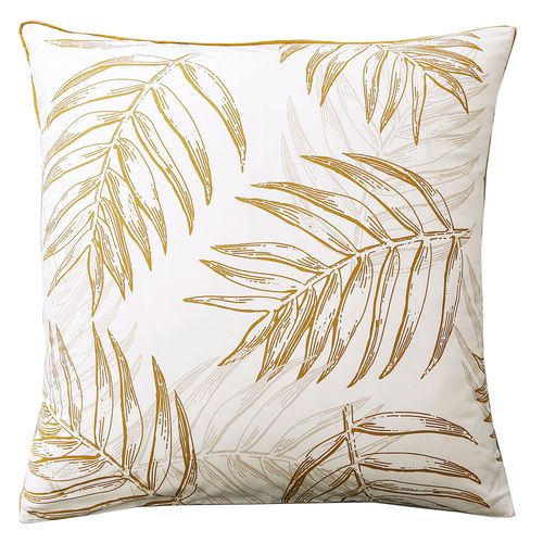 Taie Sac 63x63 Jaune Doré En Coton