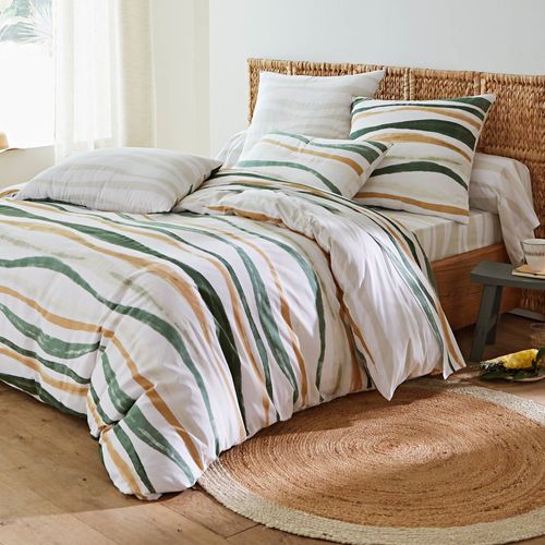 Drap-housse 90x190x28 Beige En Coton