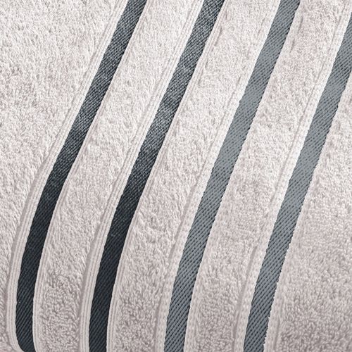 Serviette De Toilette 50x100 Gris Brume En Acrylique