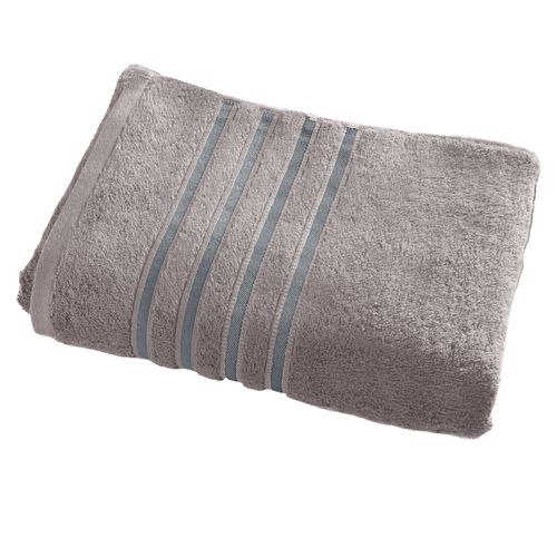 Drap De Bain 100x150 Gris Silex En Acrylique