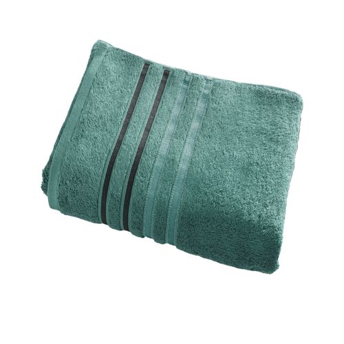 Serviette De Toilette 50x100 Vert Eucalyptus En Acrylique