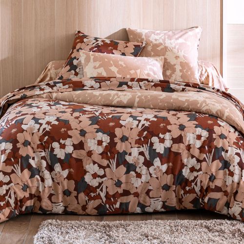 Housse De Couette 260x240 Beige En Coton