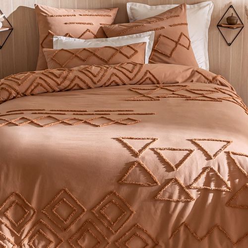 Drap-housse 160x200x28 Beige Doré En Coton