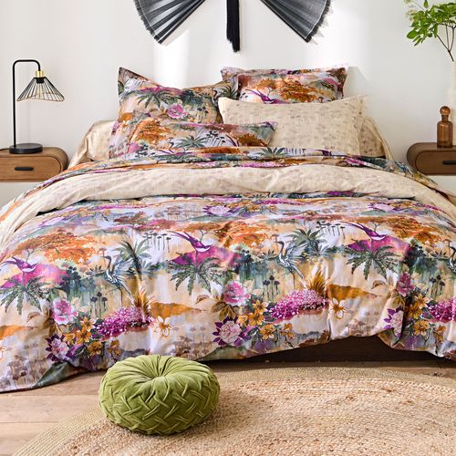 Drap-housse 140x190x28 Multicolore En Coton