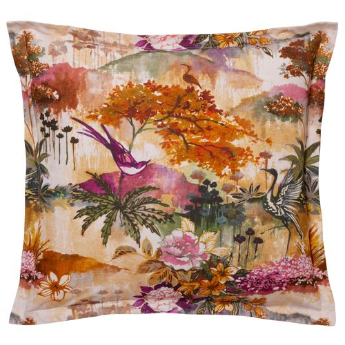 Taie Volant 50x70 Multicolore En Coton