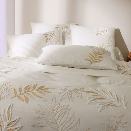 Housse De Couette 240x220 Blanc En Coton