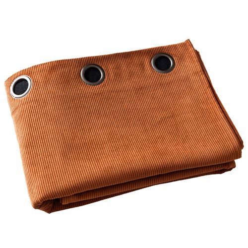 Rideau Occultant 140x260 Marron Caramel En Acrylique