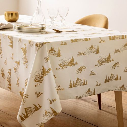 Nappe 140x200 Jaune Doré En Coton
