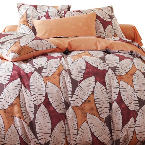 Housse De Couette 200x200 Beige En Coton