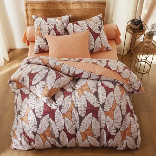 Housse De Couette 240x220 Beige En Coton