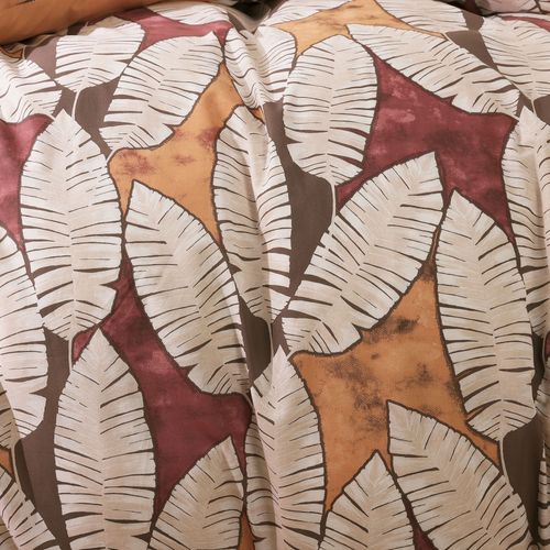 Housse De Couette 260x240 Beige En Coton