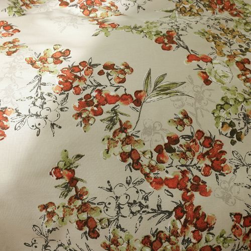 Housse De Couette 240x220 Beige Grège En Coton