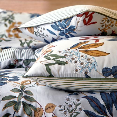 Taie Sac 63x63 Multicolore En Coton