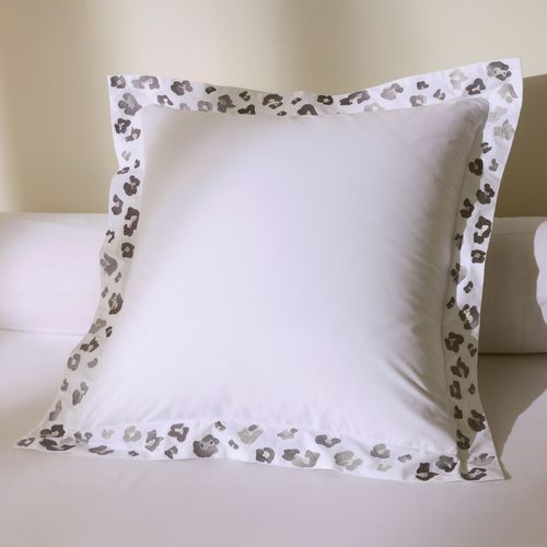 Taie Volant 50x70 Blanc En Coton