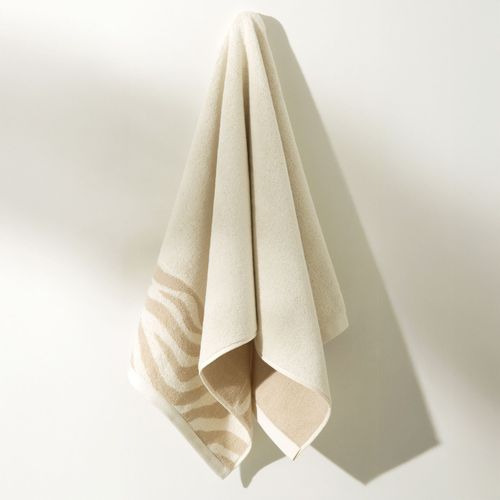 Lot De 2 Gant De Toilette 15x21 Beige En Coton 500 G/m²