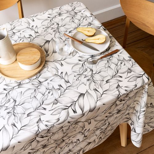 Nappe 140x300 Noir En Coton