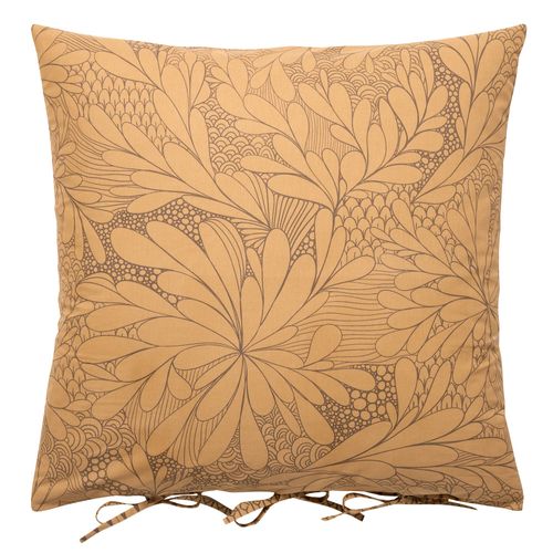 Taie Sac 50x70 Jaune Ocre En Coton