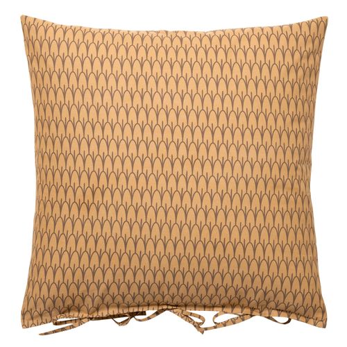 Taie Sac 50x70 Jaune Ocre En Coton