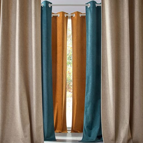 Rideau 135x180 Marron Caramel En Acrylique