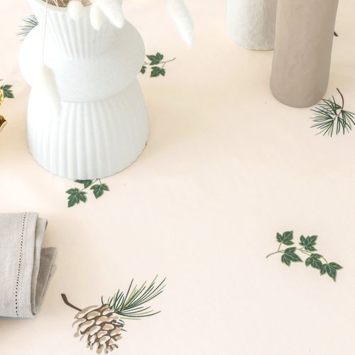 Nappe 150x300 Vert En Coton