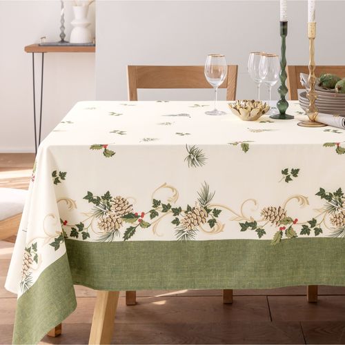 Nappe 150x300 Vert En Coton