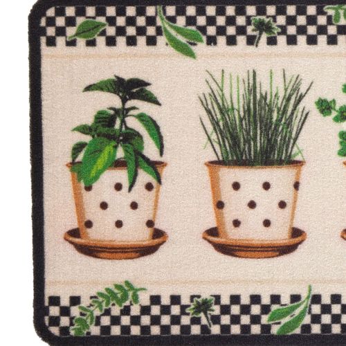 Tapis De Cuisine 45x120 Beige En Synthétique