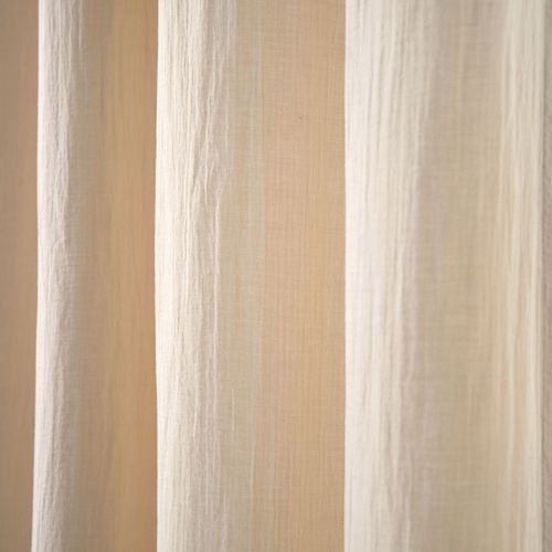 Rideau 140x180 Beige En Coton