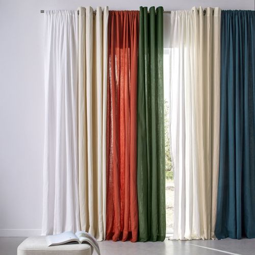 Rideau 140x180 Blanc En Coton