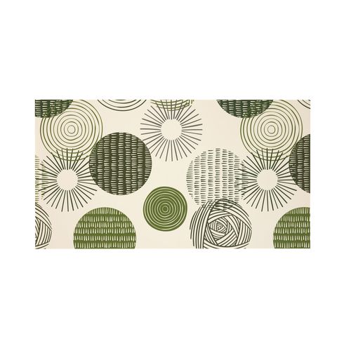 Tapis Vinyle 40x60 Vert En Synthétique