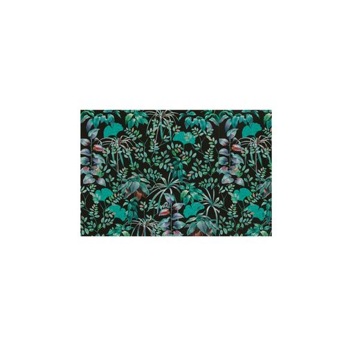 Tapis Vinyle 65x120 Vert En Synthétique