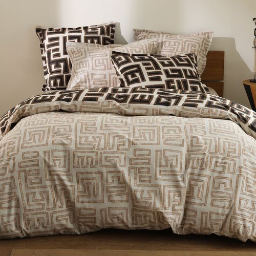 Taie Volant 50x70 Beige En Coton