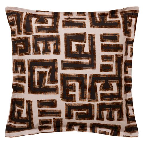 Taie Volant 50x70 Beige En Coton