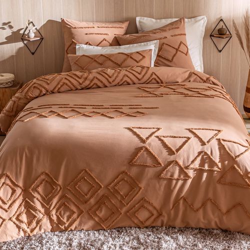 Drap-housse 90x190x28 Beige Doré En Coton