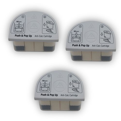 Lot De Trois Cartouches Anti-calcaire Centrale Vapeur, Fer à Repasser 9178005731, 9178020181 Beko, G