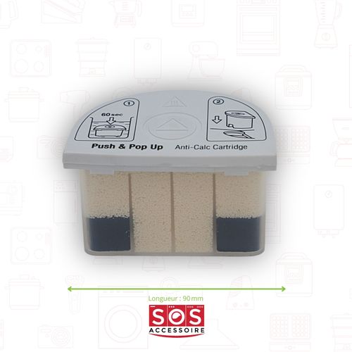 Lot De Quatre Cartouches Anti-calcaire Centrale Vapeur, Fer à Repasser 9178005731, 9178020181 Beko,