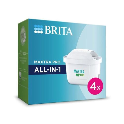 Lot De 4 Filtres Maxtra Pro All In One D'origine Bouilloire, Carafe 1050415 Brita