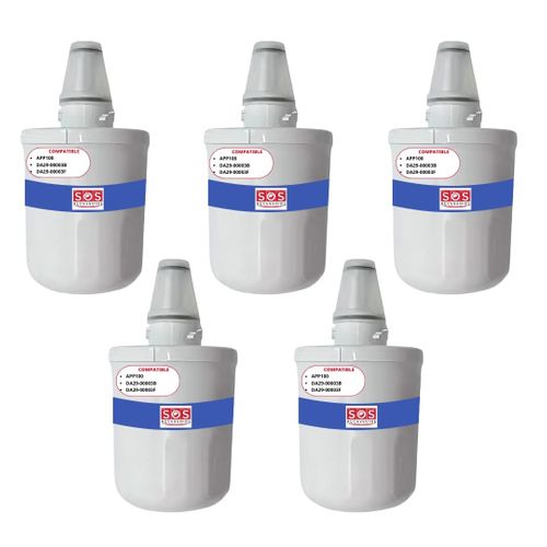 Lot De 5 Filtres à Eau Aquapure / App100 Frigo, Réfrigérateur, Congélateur 484000000513, Da29-00003g