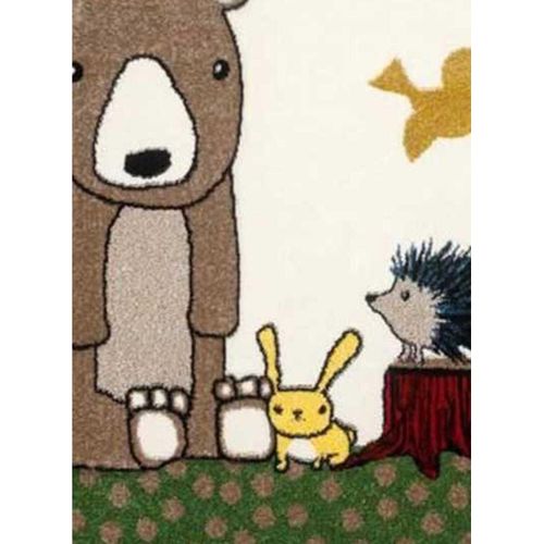 Tapis Enfant 80x150 Rectangle Tissé Beige Lyn8 Photo De Foret