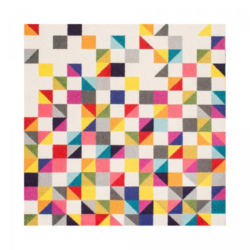 Tapis Salon 200x290 Tissé Multicolore Rectangle Motif Géométrique Lyn6 Boutik