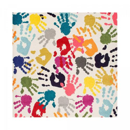 Tapis Enfant 80x150 Rectangle Tissé Multicolore Lyn6 Handi