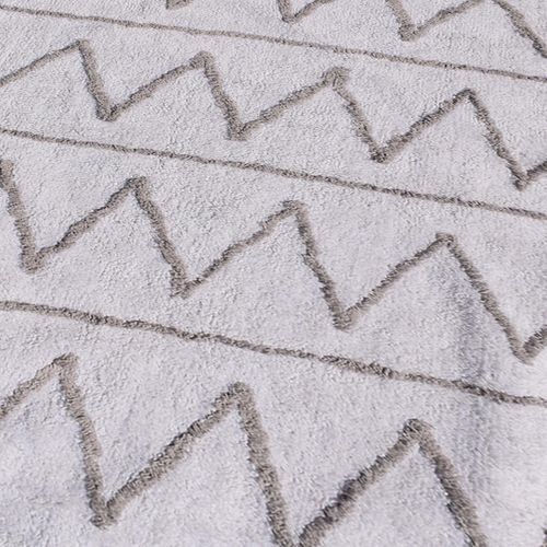 Tapis Enfant Fait Main Berber Spirit Blanc 60x110 En Coton