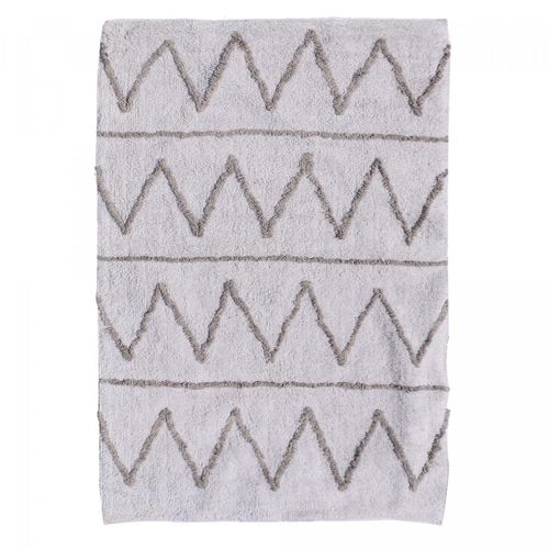 Tapis Enfant Fait Main Berber Spirit Blanc 60x110 En Coton