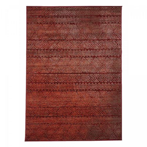 Tapis Berbère 160x230 Tissé Motif Ethnic Lyn1 Chila Rouge